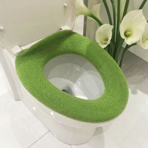 Comfortabele Zachte Pluche Badkamer Toilet Seat Closestool Wasbare Warmer Mat Cover Kussen Rits Huishoudelijke Wc Stoelhoezen