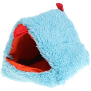 Hamster Nest Slapen Bed Opknoping Kooi Fleece Waterdicht Warm Winter Hangmat Schommel Speelgoed Multi-Functionele Voor Kleine Huisdieren Eekhoorn