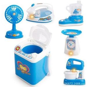 Kinderen Speelhuis Kleine Apparaten Wasmachine Speelgoed Rijstkoker Mini Keuken Speelgoed Koelkast Tafellamp Explosie