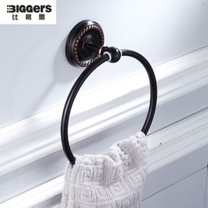 Biggers Ronde Base Koper Badkamer Accessoires Brons Handdoekring Bad Houder B6704