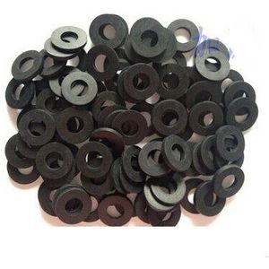 100 stuks/partij Afdichting Rubber Platte Ringen Kraan Washers-6x12x2mm (Inner d: 6mm d: 12mm Dikte: 2mm)