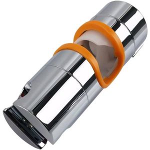 Badkamer Accessoires Universele 18 ~ 25Mm Abs Plastic Douche Slide Rail Bar Houder Verstelbare Klem Houder Beugel Vervanging