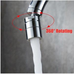 360 Graden Draaibare Keukenkraan Beluchter Water Filter Diffuser Waterbesparende Nozzle Kraan Bad Connector Attachment Voor Kraan