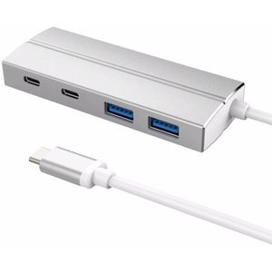 DZLST USB C hub power adapter USB 3.0 Opladen USB 3.1 Gen2 SuperSpeed 10Gbps Data Transfer Voor Macbook USB C Docking Station