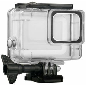 Voor GoPro Hero 7 Wit & Zilver Waterdichte Behuizing Case Met Rode Lens Filter Voor Go Pro 7 Beschermende Doos shell Accessoires