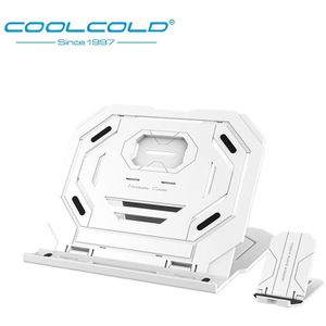 Coolcold Laptop Stand Tablet Pc Stand Hoogte Verstelbare Laptop Cooling Pad Draagbare Opvouwbare Telefoon Stand Ondersteuning 12-15 Inch