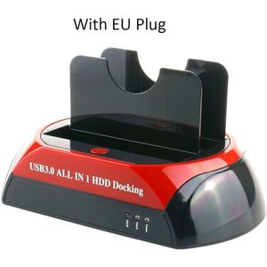 USB3.0 High-speed Dubbele Dock HDD Docking Station 2.5 inch 3.5 inch SATA IDE Hub Externe Opslag Behuizing Doos ONS type