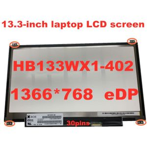 13.3 Inch HB133WX1-402 B133XTN01.6 N133BGE-E31 N133BGE-EAB 1366*768 Edp 30Pins Laptop Lcd Scherm