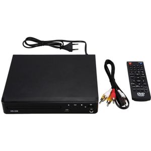 Mini Usb Rca Hdmi Dvd Speler Meerdere Osd Talen Divx Dvd Cd Rw Speler Led Display Met Romote Controle Eu plug