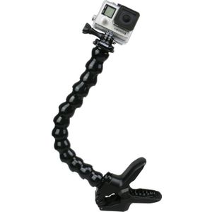32 cm selfie stok flexibele monopod slang met klem voor gopro hero 1/2/3/3 +/4 Xiaoyi SJcam action camera