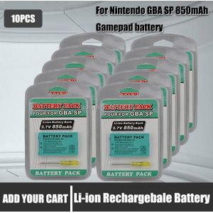 3.7V 850 Mah Oplaadbare Batterij Voor Nintend Game Boy Advance Sp Systemen Met Schroevendraaier Lithium Batterij