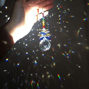 Crystal Prism Suncatcher, Opknoping Venster Regenboog Prisma Kristallen, Originele Handgemaakte Chakra Zon Catcher Voor Auto, Auto Decor