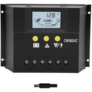 CM5024 12V24V50A Solar Laadregelaar Pwm Charger Regulator Met Temperatuursensor