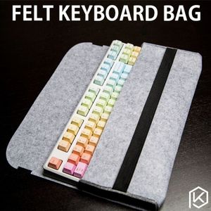 Zacht Vilt Toetsenbord Draagtas Tas Voor Planck Preonic Gh60 Xd64 Tada68 87 104 Va68 K65 K70 K95 3000 3494