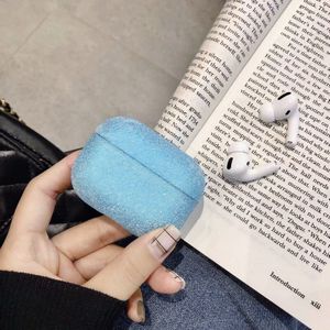 Cool Frosted Fonkelende Oortelefoon Case Voor Airpods Pro Hard Pc Kleur Draadloze Bluetooth Voor Apple Airpods Pro 3 Case cover
