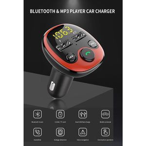 Draadloze Bluetooth Fm-zender Handsfree Carkit Speler Usb 3.1A Charger