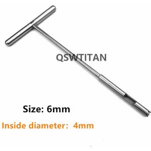 Orthopedie T-Handvat Hollow Mill Voor Verwijdering Van Bone Schroef Extractor Orthopedie Instrument