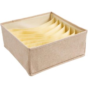 Linnen Drawer Closet Organizer Box voor Ondergoed Beha Huishoudelijke Opslag Sjaals Sokken Beha Organisator non-woven Storage Case Nuttig