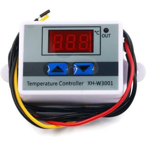 10A 12V 24V 220VAC Digitale Led Temperatuur Controller XH-W3001 Voor Incubator Koeling Verwarming Schakelaar Thermostaat Ntc Sensor