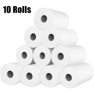 10 Rolls Wit Kinderen Camera Houtpulp Thermisch Papier Instant Print Kids Camera Afdrukken Papier Vervanging Accessoires