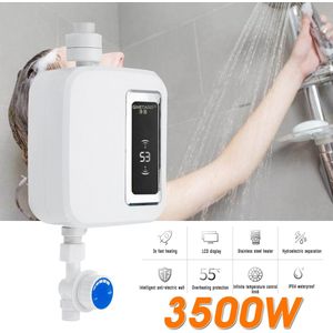 Elektrische Tankless 3500W Mini Instant Boiler Keuken Kraan Tap Verwarming Rvs Constante Temperatuur Automatische