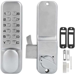 1 11 Digits Mechanische Combinatie Slot Schuifdeur Keyless Access Voor Keuken Kantoor Balkon Smart Lock Mechanische Codeslot