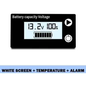Lcd Batterij Capaciteit Monitor Indicator Voltage Meter Lood-zuur Lithium LiFePO4 Auto Motorfiets Voltmeter Spanningsmeter Dc 8V-100V