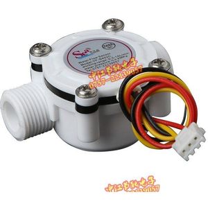 2Pcs G3/8 Flow Sensor Schroef Tand Holzer Flow Sensor Meter Teller Indicator Boiler Water Dispenser 0.3-10L/Min F = 23 * Q