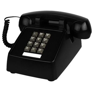 Snoer Retro Huistelefoons Klassieke Analoge Rode Telefoon Vintage Antieke Oude Mode Vaste Telefoons Voor Home Office Hotel
