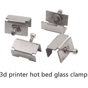 3D printer accessoires glas plaat van verwarming bed klem vaste clip 4 stuks