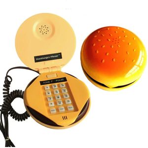 Emulational Hamburger Telefoon Draad Vaste Telefoon Thuis Decoratie