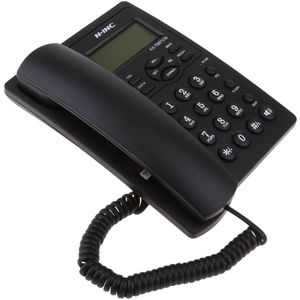 Vaste Vaste Telefoon, Grote Knop Bureau Telefoon Voor Thuis Office Business Black