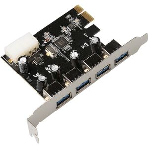 PCIe PCI Express naar 4 Port USB 3.0 ADD ON CARD Adapter converter