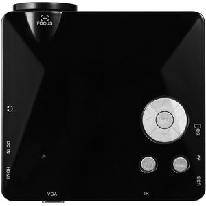 Excelvan BL-18 Mini Led Projector Multimedia Display Ondersteuning 1080P Smartphone Laptop Dvd Tv Box Met Hdmi Vga Av Sd usb-poort