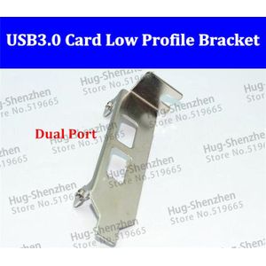 Powerover USB3.0 2 Port Pci adapter card USB3.0 card low profile bracket 8 CM voor ASM1042/NEC kaart 5 stks/partij