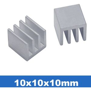 20 stuks Geëxtrudeerd Aluminium heatsink koellichaam, Radiatoren Cooling Cooler voor 3D Printer Elektronische Chipset, Power Module, PC Onderdelen RAM