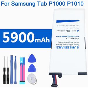 5900 Mah Vervanging Hoge Capaciteit Batterij SP4960C3A Voor Samsung Galaxy Tab P1000 P1010 GT-P1000 Tablet Batterij + Gratis Tool