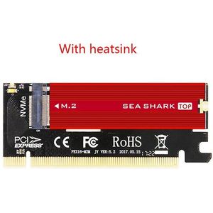 M.2 Naar Pcie Adapter M.2 Pcie X16 Adapter M2 Ssd M Sleutel Nvme Pci E Pci-Express X16 Converter kaart Voor 2230 - 2280 Size