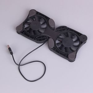 Zwart 2 Fan Usb-poort Mini Ocus Laptop Notebook Cooling Pad Cooler Cooling Pad Opvouwbare Koeler Cooling Pad