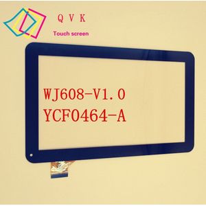 Zwart voor oesters T12 T12D T12V 3G tablet pc 10.1 inch capacitieve touchscreen panel YCF0464-A WJ608-V1.0