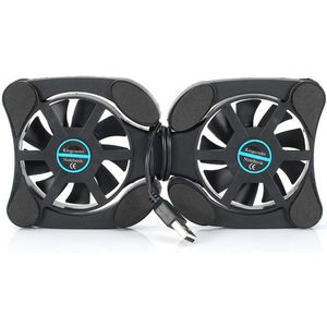 Warmteafvoer Laptop Cooling Pad Draagbare Kleine Inklapbare Fan Radiator Usb