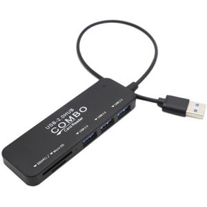 Ondersteuning Kaartlezer 5 Port Usb 2.0 Charger Super Speed Hub Adapter Voor Computer Splitter