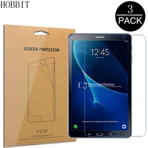 3Pcs Hd Anti-Shock Pet Beschermfolie Voor Samsung Galaxy Tab Een 10.1 Inch P580 Met S Pen tablet Clear Glossy Screen Protector