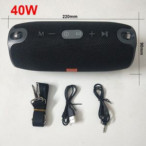 40W High Power Draadloze Bluetooth Speaker Draagbare Kolom Bass Bt Speaker Ondersteuning Usb Tf Soundbar Sound System