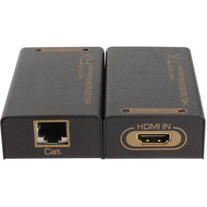 1080P 60M Hdmi Extender Hdmi Repeater Plus Kat 6 Kat 7 Ethernet Kabels Met Ir Functie Rj45 Zender tx/Rx Extender