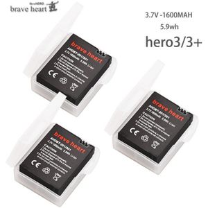 Go Pro Hero 3 3 + Gopro3 Gopro 3 Hero3 Batterijen Voor Gopro Hero 3 3 + Black Edition Wit Zilver Editie Hd Camera Accessoires