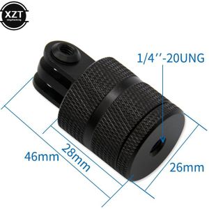 Universele 360 Graden Swivel Rotating Aluminium Statief Mount Adapter Hoofd Connector voor GoPro Hero 2 3 3 + 4 7 /6/5 accessoire