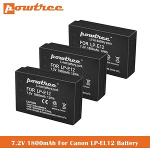 LP-E12 Batterijen Voor Canon SX70 Hs, Rebel SL1, EOS-M, Eos M2, Eos M10, eos M50, Eos M100, Eos M200 Mirrorless Digitale Camera &#39;S