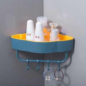 Badkamer Plank Organisator Snap Hoekkast Caddy Badkamer Hoekkast Douche Opslag Muur Houder Shampoo Houder