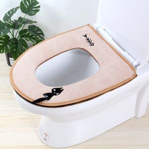4 Kleuren Soft Badkamer Toilet Seat Cover Mat Set Voor Thuis Decoratie Closestool Mat Seat Case Wc Deksel Cover